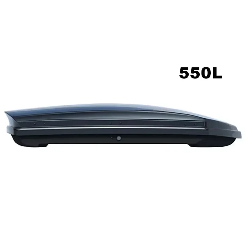Universal 550L ABS Car Roof Box Waterproof Hard Shell Storage Trunk for SUV with Pneumatic Lock System Durable Top Cargo