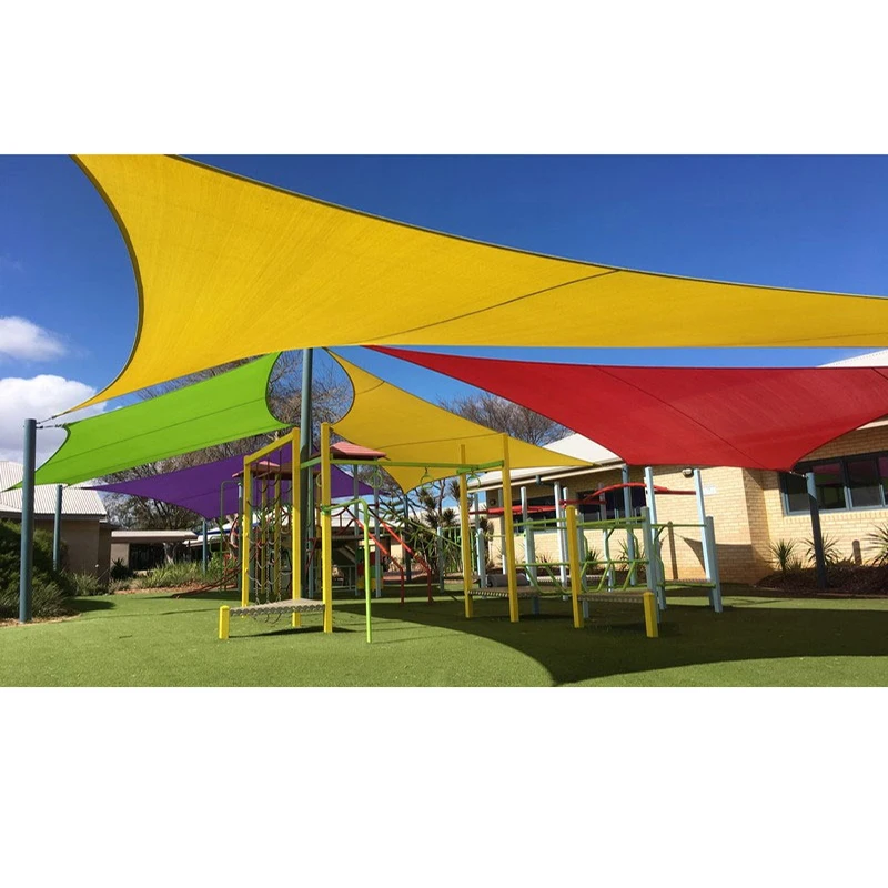 Sun Shade Sail Net HDPE Shade Net Outdoor Best Quality Sun Shade Sail Triangle With UV Protection