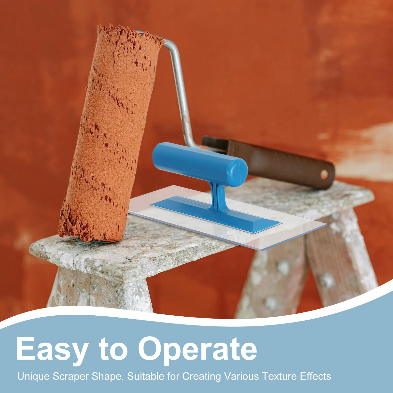 Plastering Trowel Concrete Finishing Trowel Art Paint Plastic Masonry Tool Concrete Tools For All Construction Drywall Tools