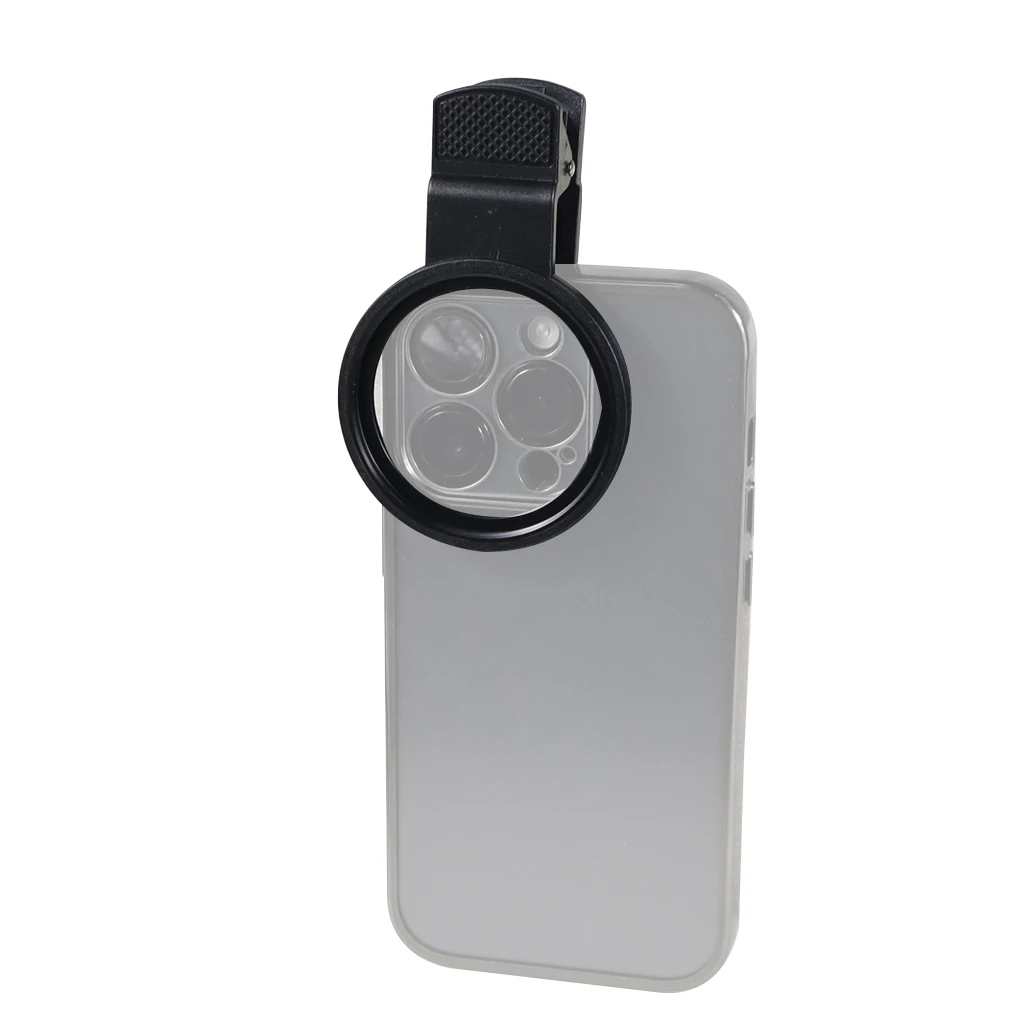 52 mm professioneller Objektivfilterring für Telefonkameras, Halterungsclip für alle Smartphones, Objektivadapter, Telefonclip, Gewinde aus Aluminiumlegierung – Detail 7