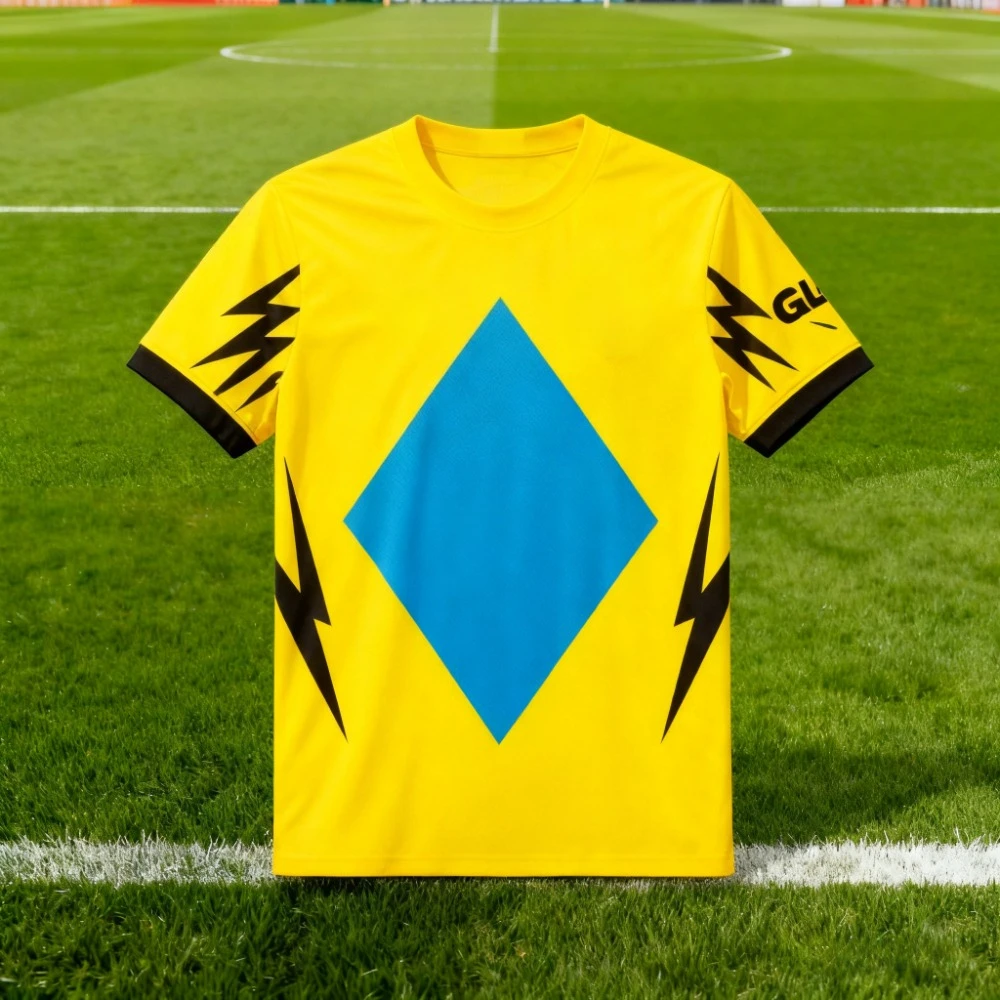 

Men's Football Soccer Jersey 100% Polyester, Lightweight Breathable Sports Shirt with Moisture Wicking for Team Players