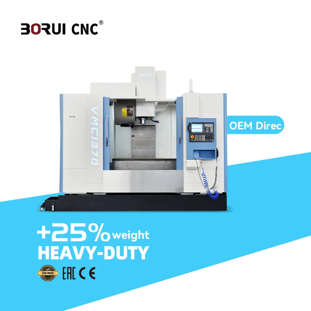 VMC1370 High Precision CNC Vertical Machining Center with  Control System and Chip Conveyor CNC Milling Machine