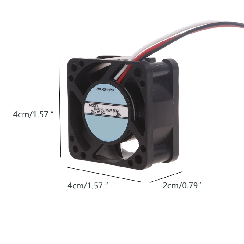 652F 1608KL-05W-B39 24V 0.08A 2 ラインケース冷却ファン 40 ミリメートルファナックシステム用