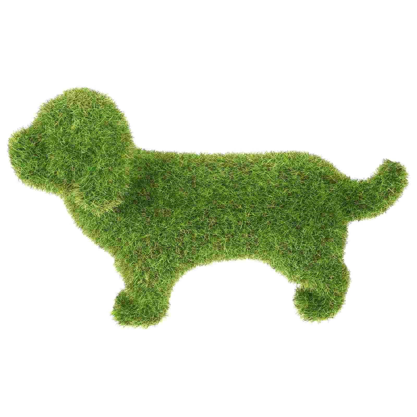 

English title: Doitool Decoraciones Para Salas De Casa Dog Statues Flocking Dog Figurine Garden Animal Garden Figurines Standing