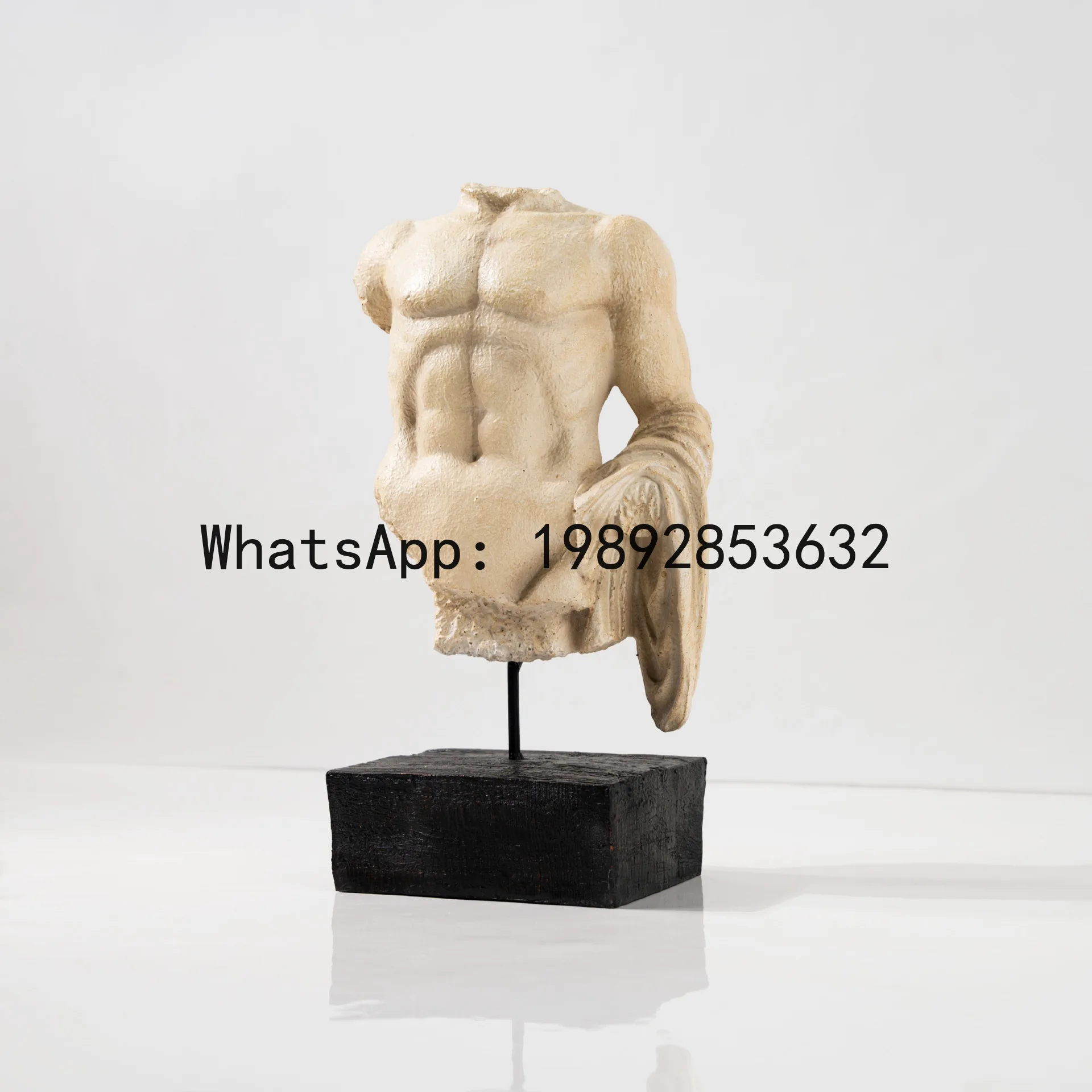 Modern casualantique half-body portrait resin figurine ornament decoration
