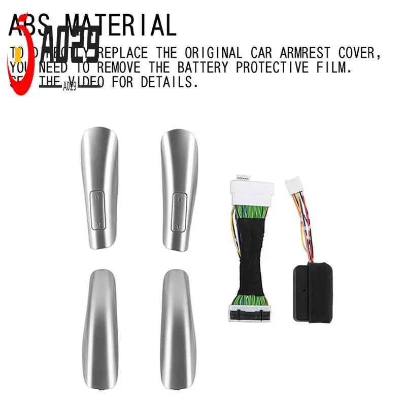 

A029-Car Middle Door Armrest Button Cover With Electric Sliding Door Switch For Toyota ALPHARD/VELLFIRE 40 Series 2023+