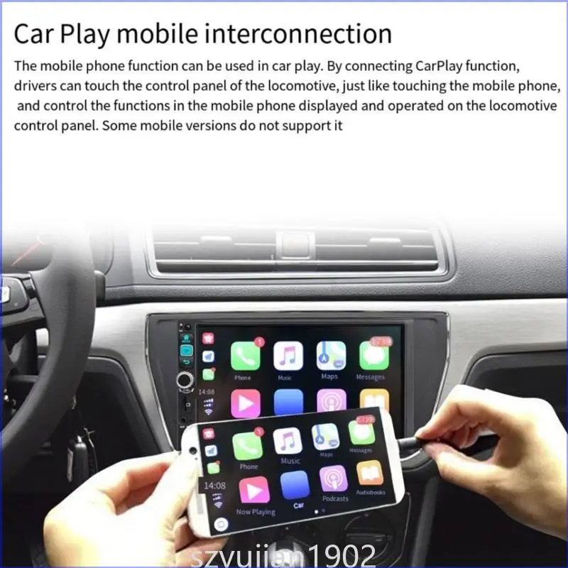 124B CAR Multimedia Player Double DIN يدعو الصوت 7 بوصات شاشة LCD-TouchScreen MP5