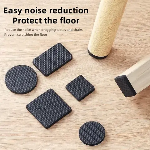 Self Adhesive Furniture Leg Feet Protector Pad Chair Leg Pad Anti-Skid Scratch Resistant Furniture Feet Floor Protector Pads DIY