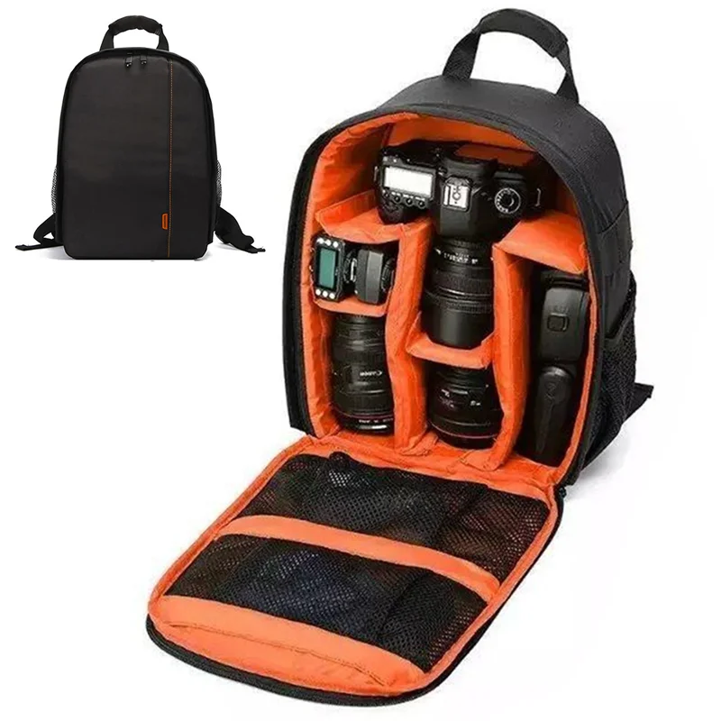 

Waterproof DSLR Backpack Video Digital DSLR Camera Bag Multi-functional Outdoor Camera Photo Bag Case for Nikon Canon DSLR Lens