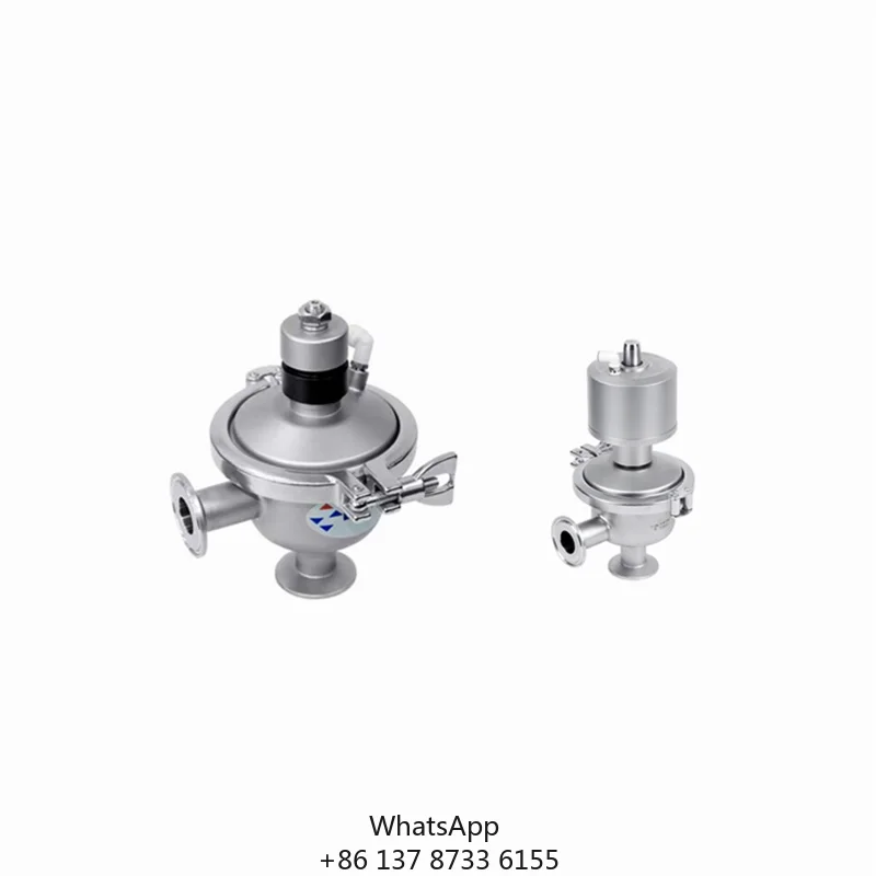 DONJOY Sanitary Stainless Steel Pressure Reducing Control Valve Hygienic Flow Regulating 1