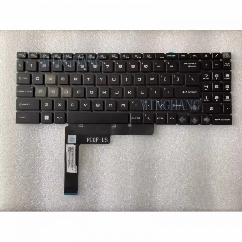 M   4-Zone RGB Backlit New  for   MSI Cyborg 15 A13VEK A13VFK A13UCK AI A1VEK US Keyboard