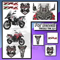 Motorcycle Stickers Tank Pad Emblem  Protector Adventure Trunk Luggage Aluminum Cases For Benelli TRK502 TRK 521