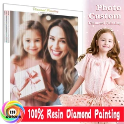 Foto personalizzata 5D tela di velluto resina AB pittura diamante privato personalizzato punto croce Fata Polvere mosaico ricamo decorazione di nozze