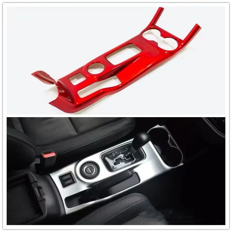 For Mitsubishi Outlander 2016 ABS Plastic car Gear Shift Panel Cover Trim Frame