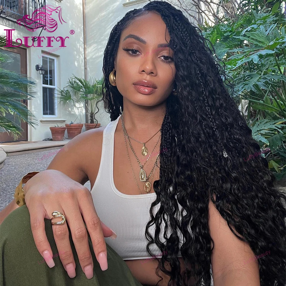 الإسبانية مجعد تجديل ريشة طويلة الحبل الكروشيه الشعر البشري ل الضفائر قبل فصل خفيفة الوزن ريشة وصلات شعر كروشيه