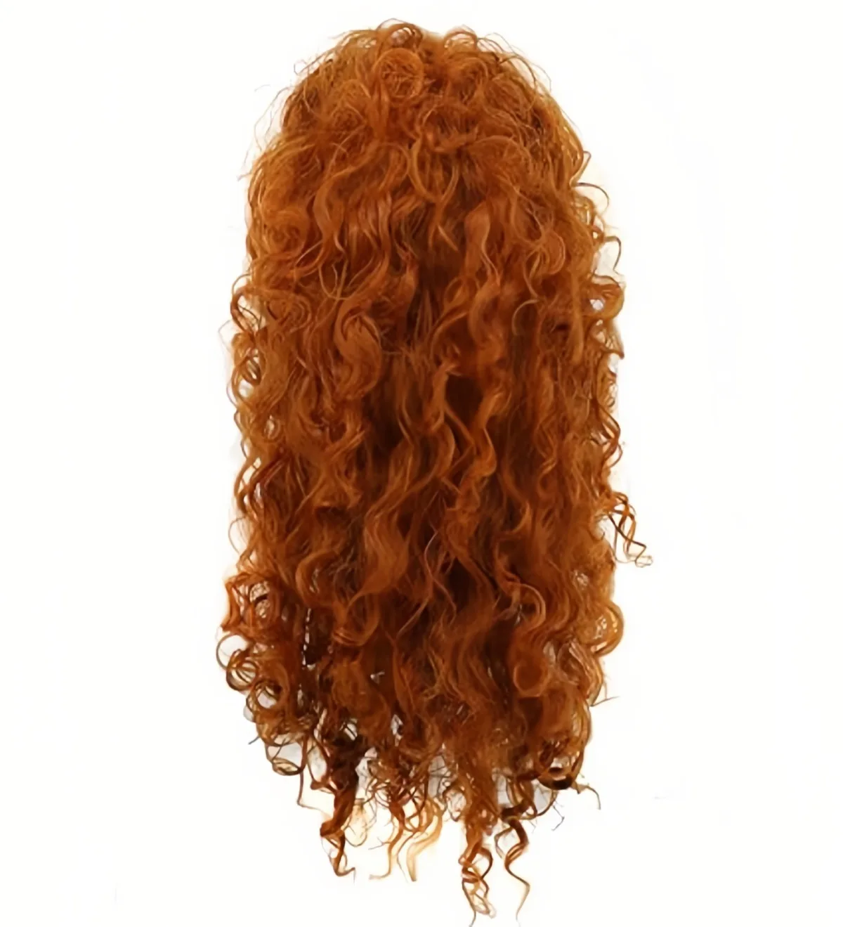 Anxin Brand Synthetic Fiber Wig: Red-Brown, Thick, Long, Wavy Hairstyle with Voluminous Curls and a Natural, Fluffy Texture; Made from High-Quality Synthetic Fiber, Comfortable to Wear and Easy to Manage; a Fashionable Accessory Suitable for Adult Women for Cosplay Character Costumes, Retro Outfits, and Eye-Catching Party Styles view 6
