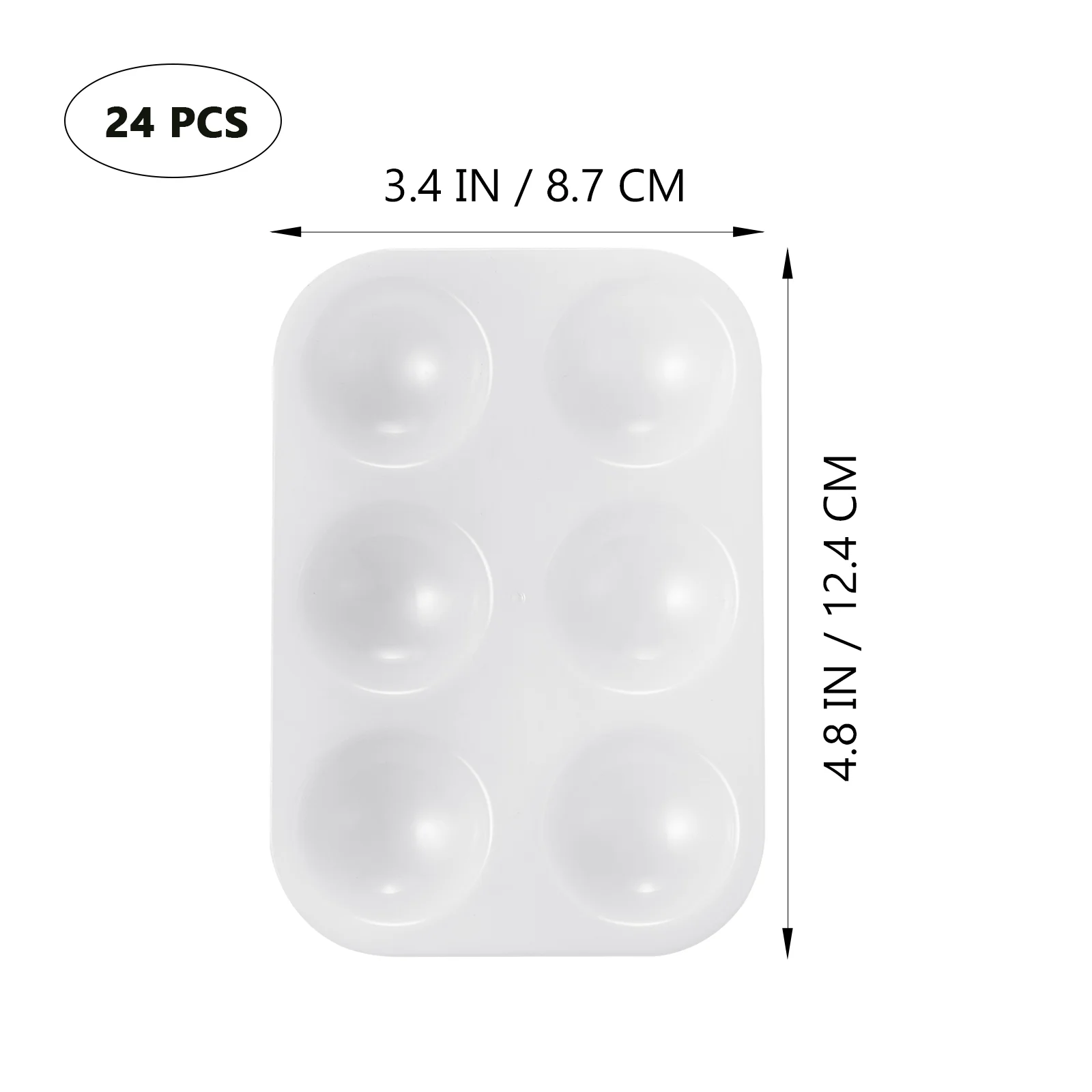 Watercolor Palette Rectangular Palettes Paint Graffiti Painting Tray White Child