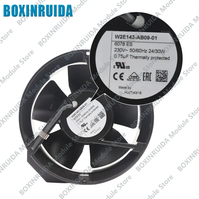 Brand new original W2E143-AB09-01 fan, new energy charging station, electric control box, cooling axial fan
