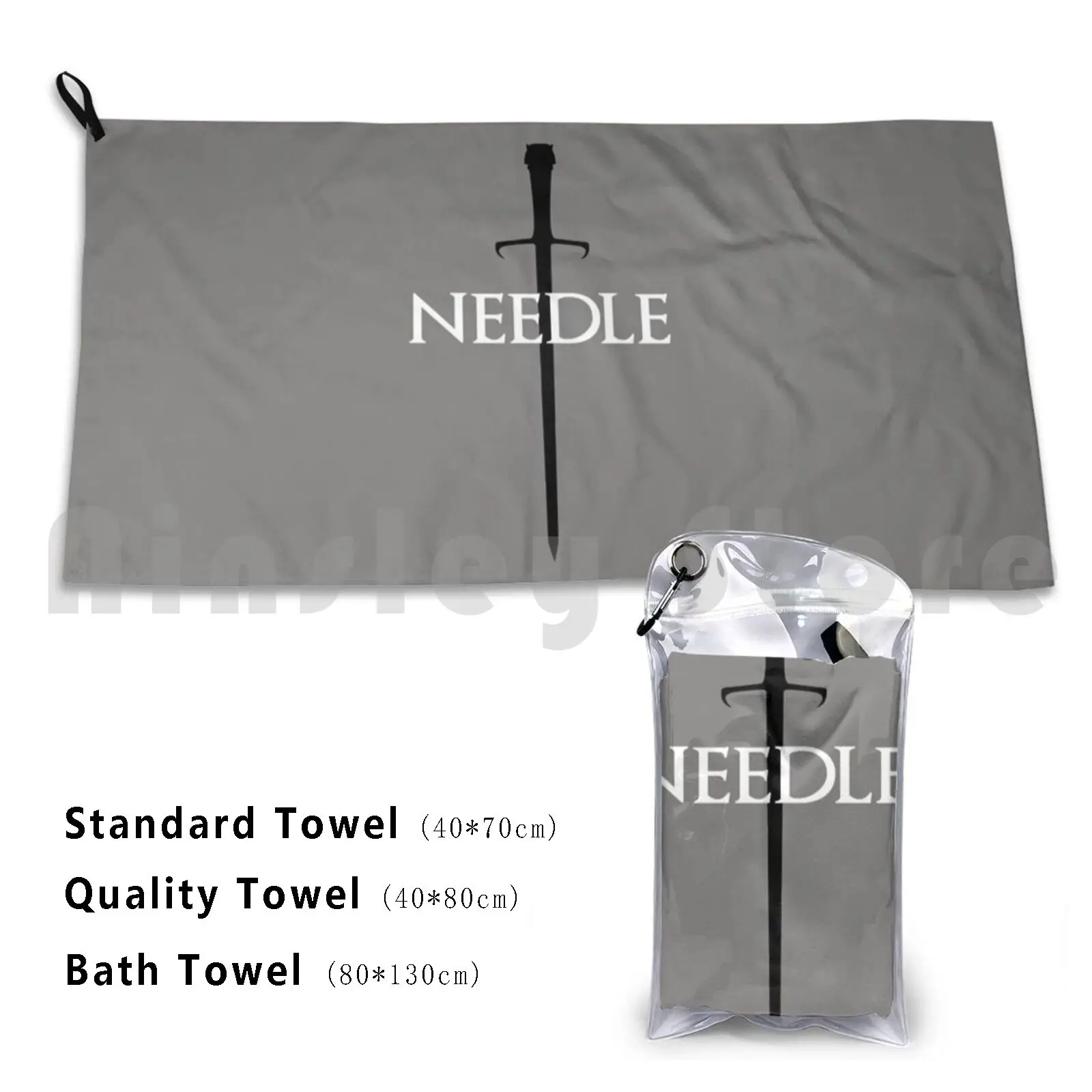 Needle Beach Towel Quick Dry Quality Towel Needle Sword Serie Cool Fun Tv Freak Inspiration Follower Got