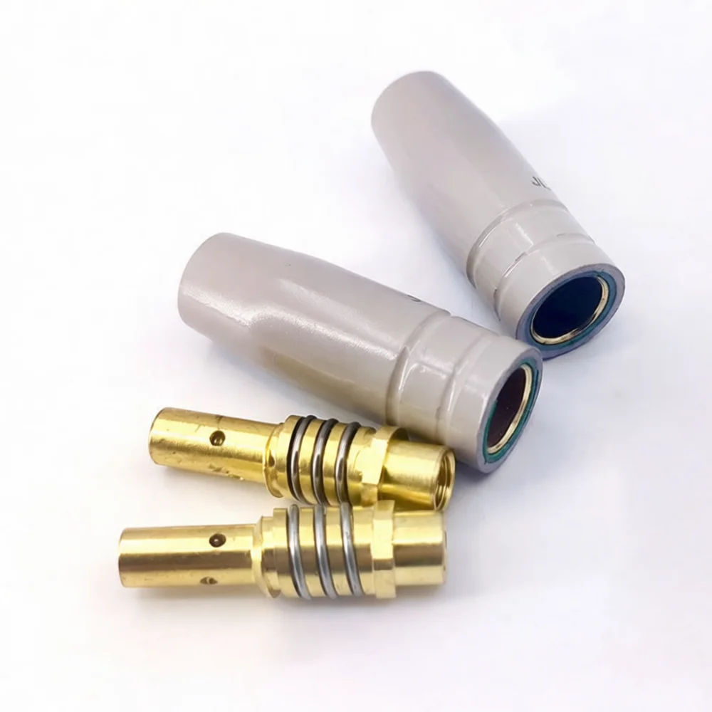 Replacement Parts For 15AK MIG MAG Welding Torch Shielding Nozzle Tip Holder Set Anti Splatter Consumables Welding Supplies