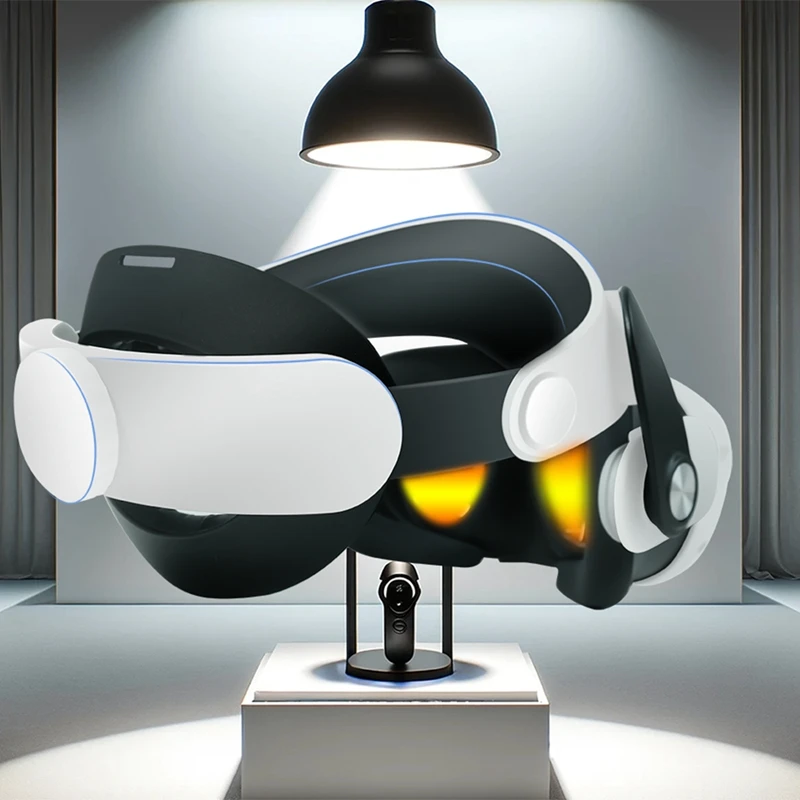 VR สายรัดศีรษะสำหรับ meta Oculus Quest 3, เปลี่ยนฟองน้ำสวมศีรษะสวมใส่สบายหูฟังอุปกรณ์ VR