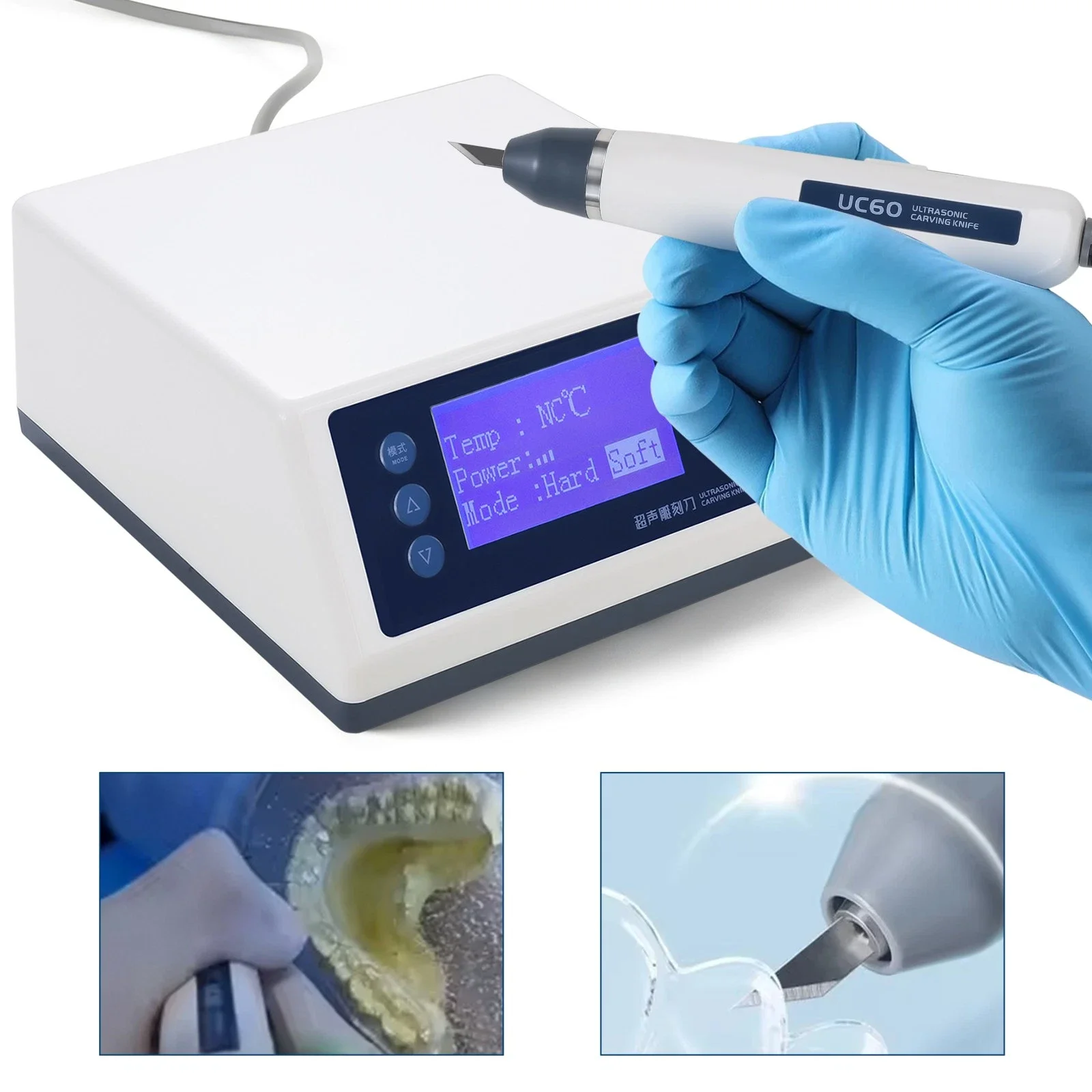 Dental Lab Thermoforming Sheet Carving Machine Dental Ultrasonic Carving Knife