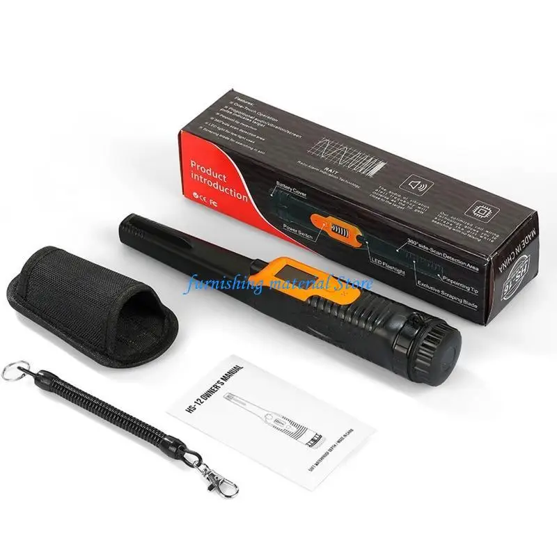 

Y5GD Metal Detector with Belt Holster 360°Search Treasure Pinpointing Finder Probe