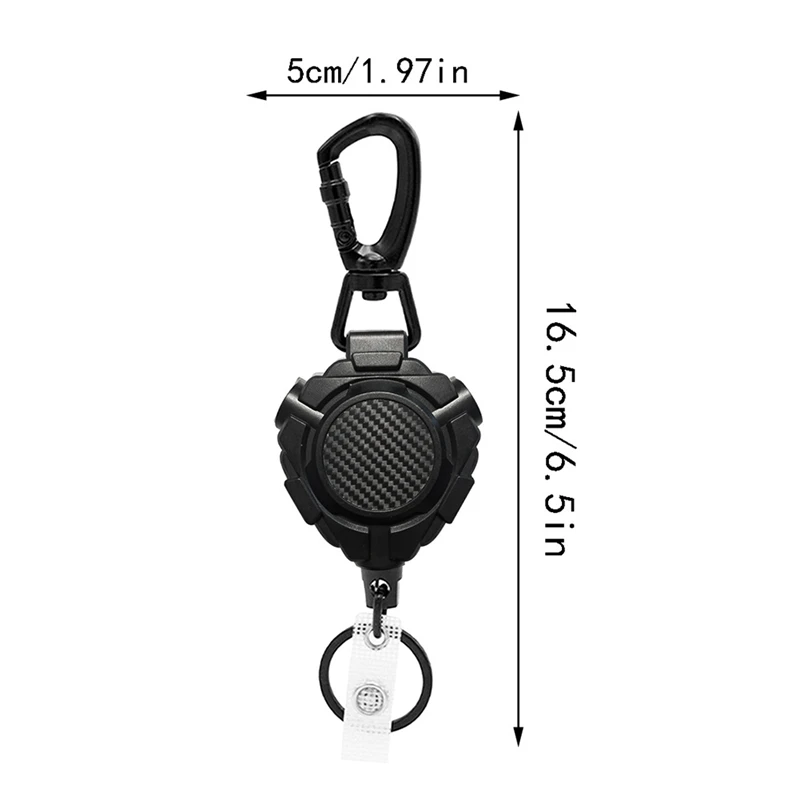 Держатель для удостоверения личности, чехол для автобусной карты, чехол для бейджа, катушка, зажим для бейджа, прочный зажим для бейджа, выдвижной держатель для бейджа