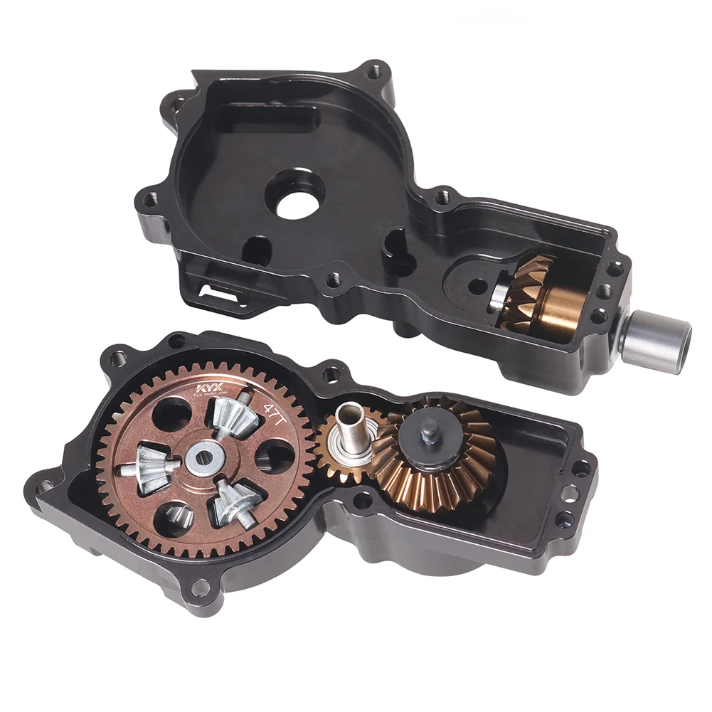 KYX سباق الألومنيوم الجبهة ناقل الحركة الإسكان ترقيات أجزاء الملحقات ل 1/10 RC سيارة Tamiya Hotshot II Bigwig