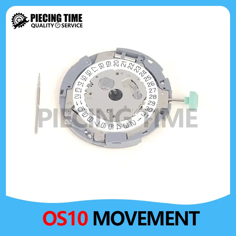 OS10 Movement 4 o'clock Calendar, Brand new Japanese Imported Quartz Movement 6-pin Hour 6/9/12 Watch Accessories