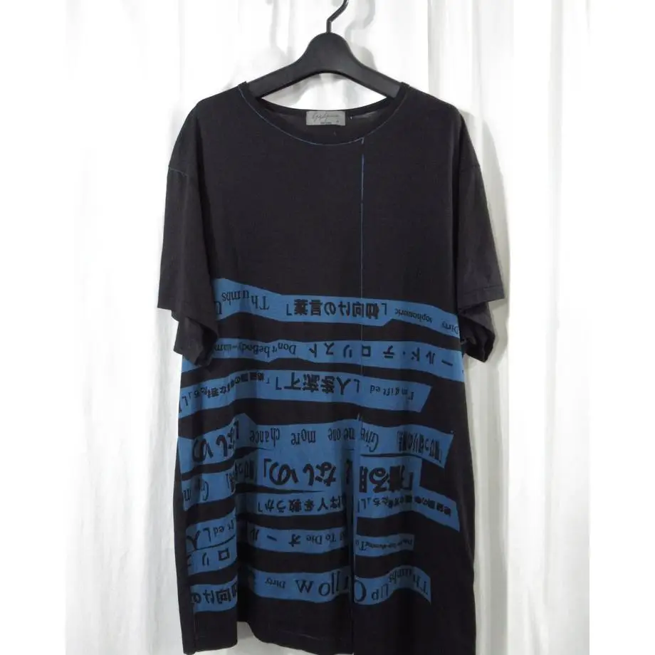 

ТОП-ЯМАМОТО ® Футболка унисекс с принтом в стиле рок, свободного кроя, с круглым вырезом, черная, в ретро-стиле