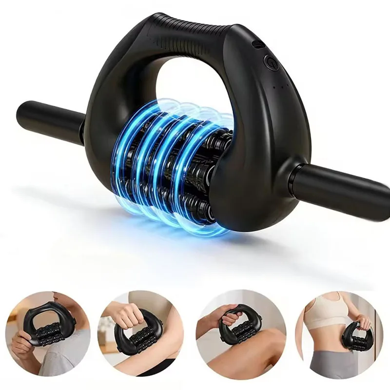 

Electric Roller Massage Rechargeable Cordless Muscle Relaxation Tool Impactor Deep Tissue Massager for Foot Calf Leg Pain Relief
