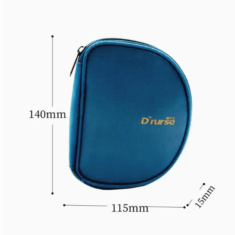 Blood Glucose Meter Storage Bag Multi Compartment Canvas Bag