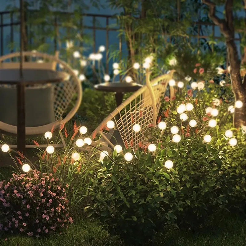 

Наружные гирлянды 6/8/10LED солнечные светлячки газонные лампы украшение дома и балкона