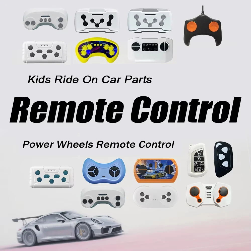 جهاز تحكم عن بعد لسيارة كهربائية للأطفال، 2.4G 27Mhz RC للركوب على الألعاب، قطع غيار وإكسسوارات السيارات الكهربائية للأطفال