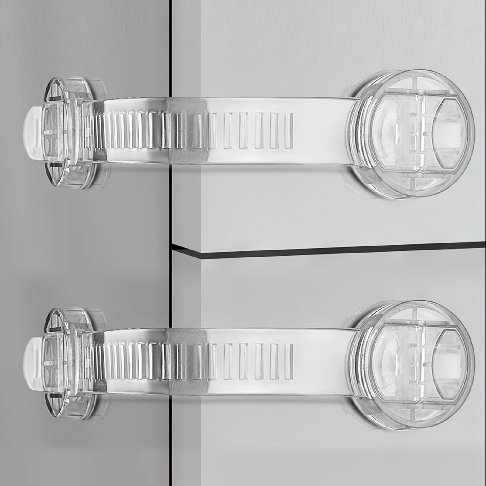 透明ベビー安全ロック,引き出し,冷蔵庫,キャビネット,トイレ,ドア,開口部防止,クリップ防止,手,バックルロック,5個