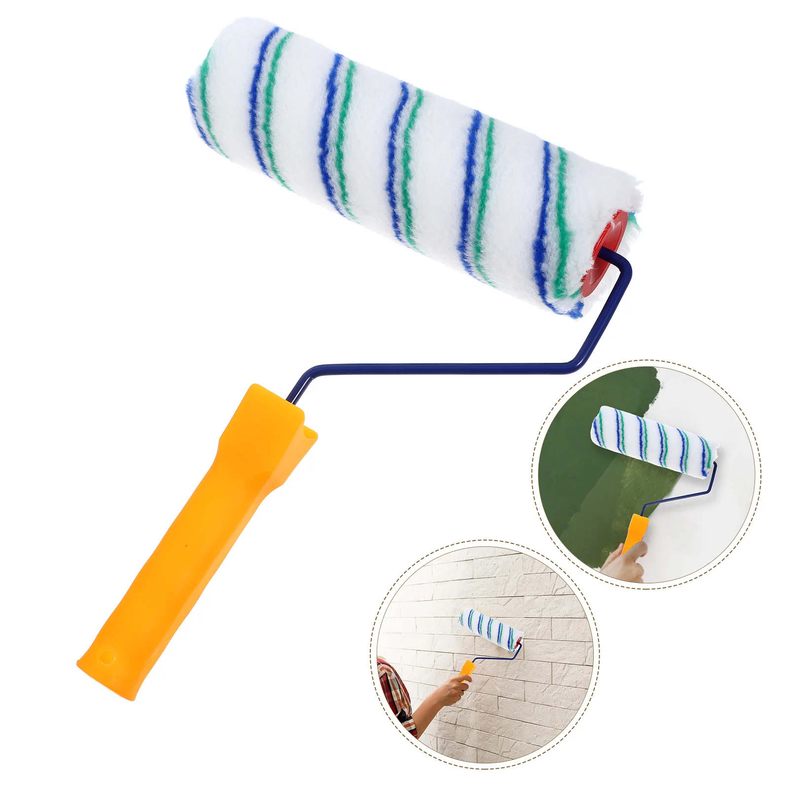 

2Pcs Seamless Corner Roller Brush High-Quality Polyester Mini Paint Roller for Wall Painting Corner Repair and Graffiti Tools