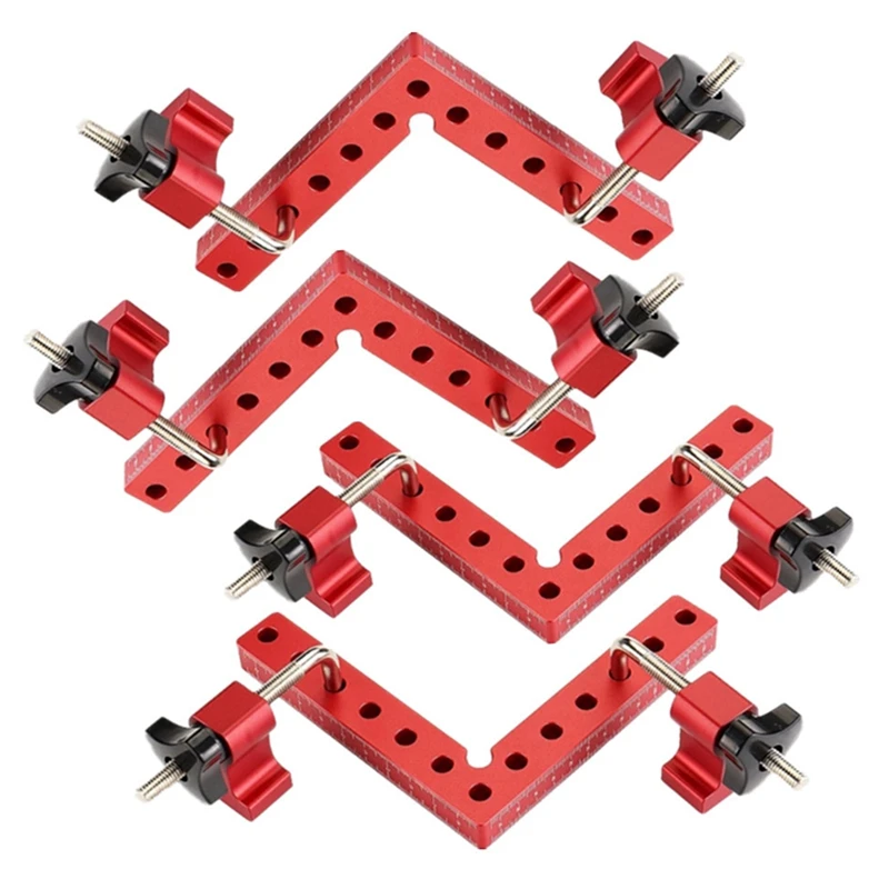 

90 Degree Positioning Squares Right Angle Clamping 5.5X5.5Inch Woodworking Carpenter L-Type Corner Clamping Tool-FS-PHFU