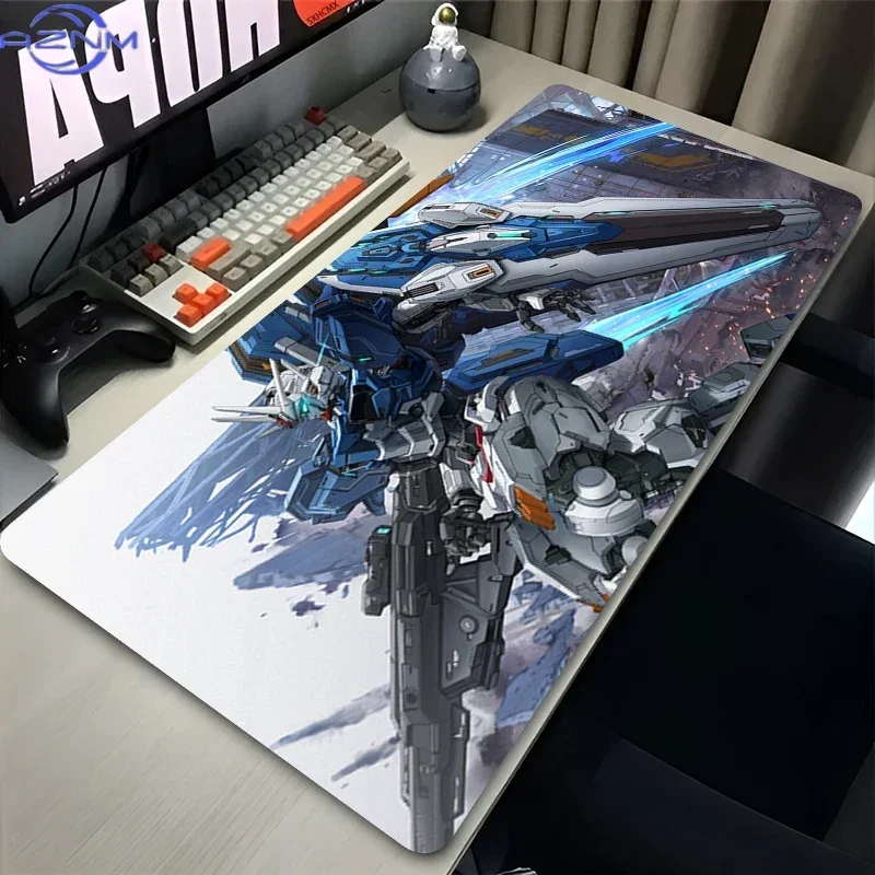 Mouse Pads Gundam Aerial Comter Keyboard Mouse Pad Anime Gaming Accessories Table XXL Gamer Carpet Mousepad Laptop Desk Mat