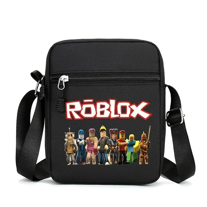 

New ROBLOXS Game Print Boys and Girls Small Square Bag Casual Trendy and Cute Mobile Phone Single-shoulder Mini Crossbody Bag