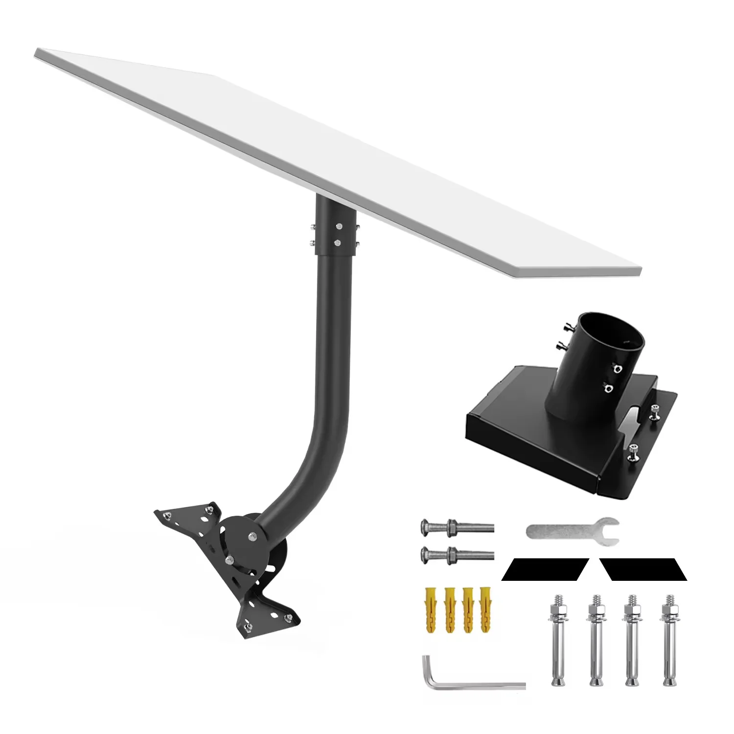 

3rd Generation Starlink Adjustable Wall Mount Kit Bracket Compatible with V3 Starlink Standard Disc