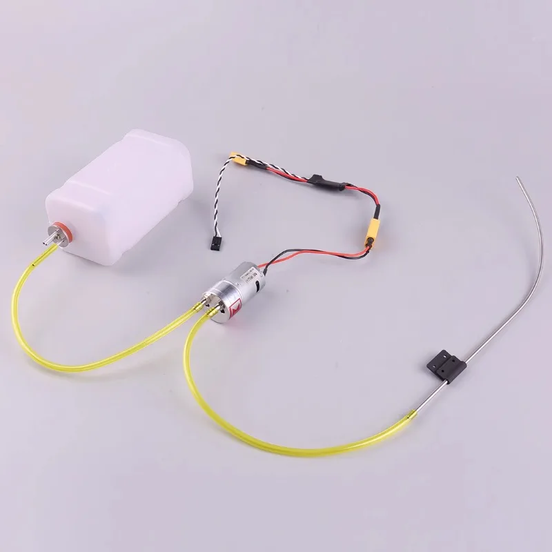 A Set Smoke Pump Speed Regulator Steel Pipe Oil Tank 1M Pipe for RC Vortex Jet Drone Aircraft Accessory