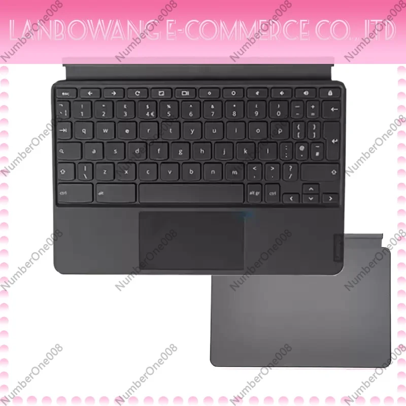 T New Stand Keyboard for Lenovo CT-X636F IdeaPad Duet Chromebook 10.1 Tablet Bracket Cover Case