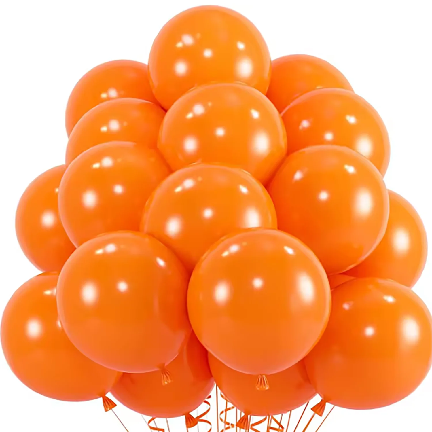 12 Zoll Orangefarbener Latexballon 5-100 Stück/Packung Hochzeit Geburtstagsfeier Babyparty Verlobung Jubiläum Dekorationen Zubehör Gastgeschenke