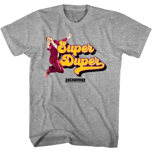 Anchorman Super Duper Men's T-Shirt Ron Burgundy Legend Will Ferrell 70s Comedy