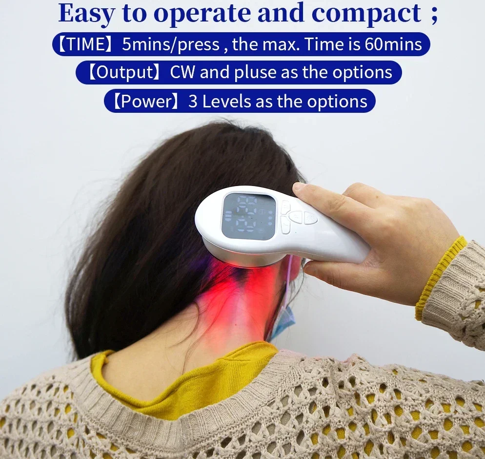 650nmx17diodesHeal Cold Laser Therapy Device Low Level Laser Therapy for Wound Healing Portable