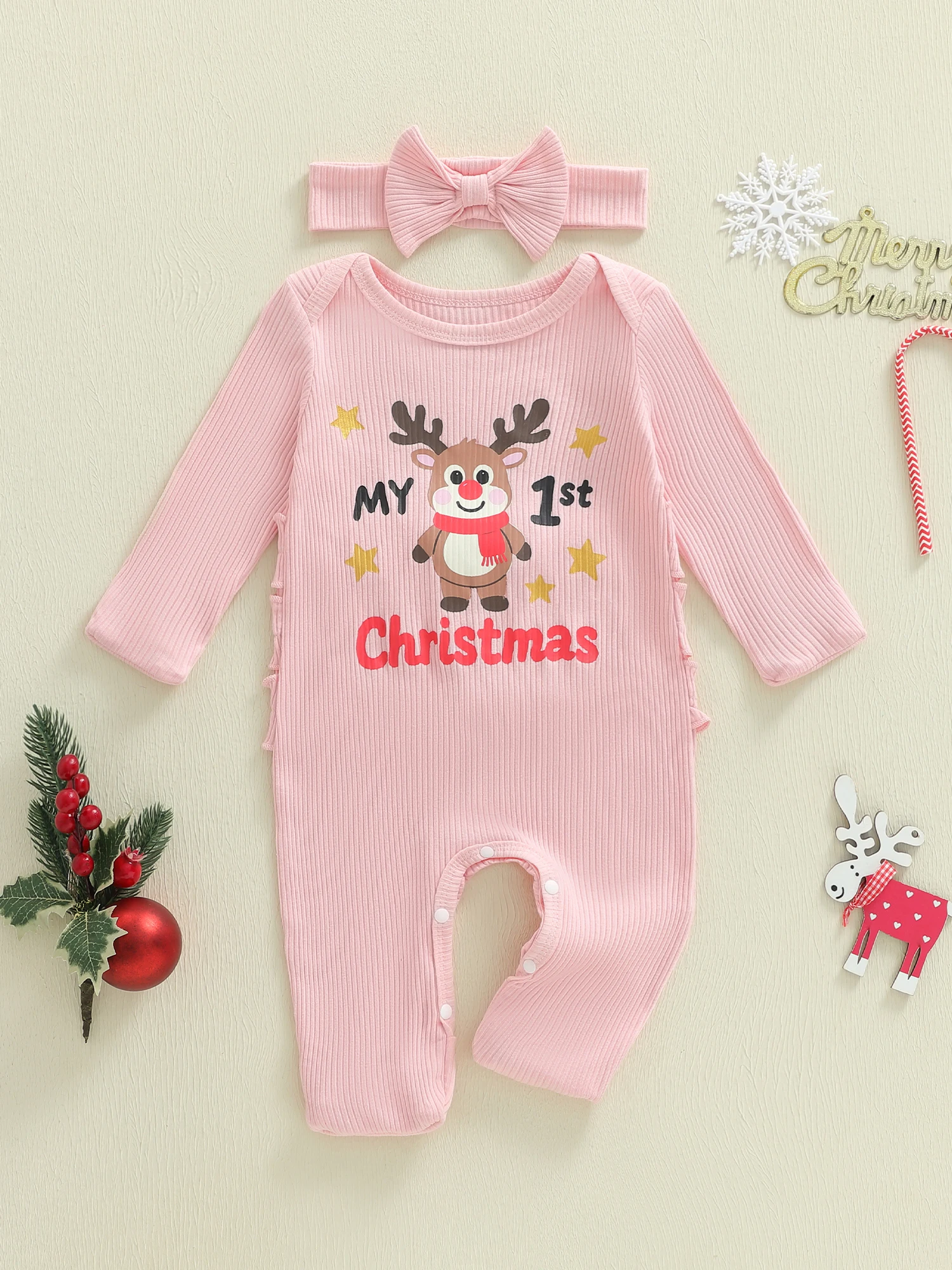 طقم ملابس خريفي للأطفال الصغار بأكمام قصيرة ورقبة دائرية وطباعة تركية وقبعة لعيد الشكر للأطفال