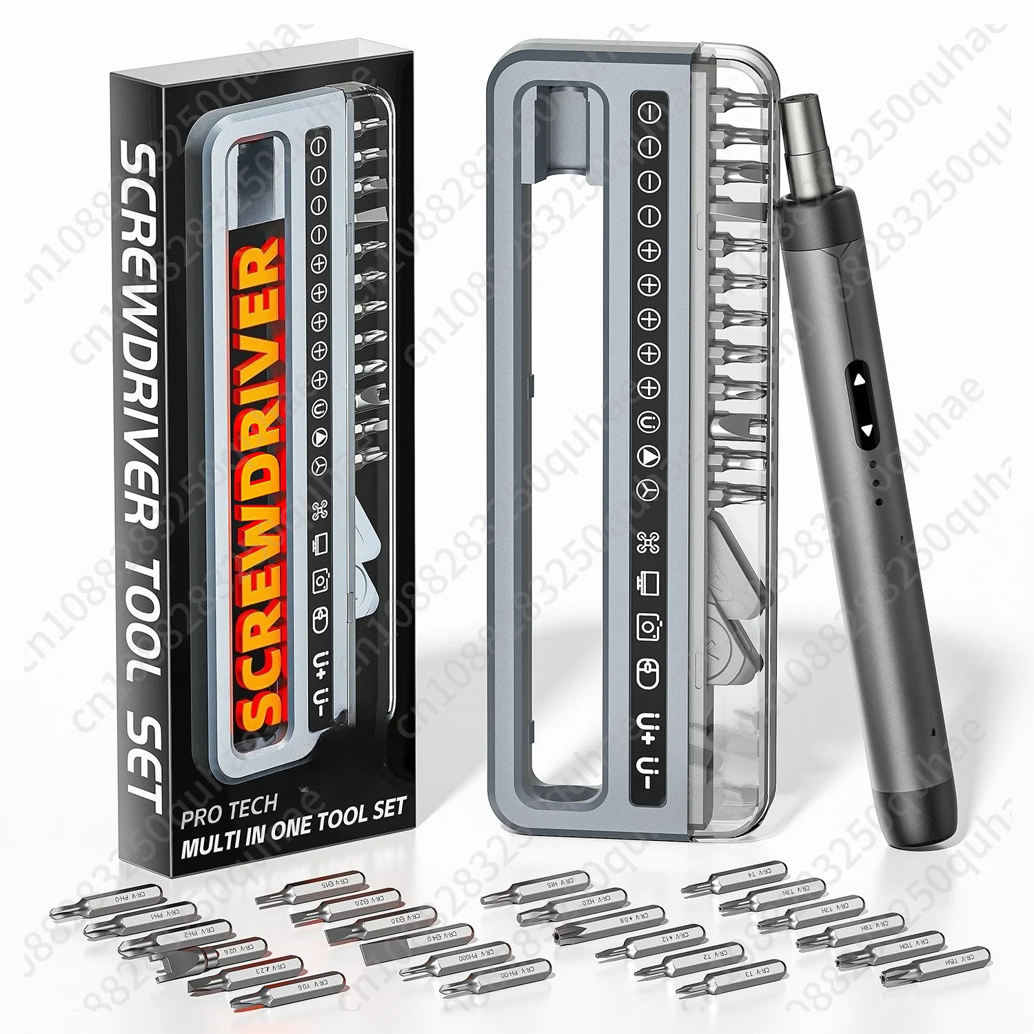 Mini Portable Micro Electric Rechargeable Screwdriver 32-in-1 Precision Screwdriver Home Repair Tool Set