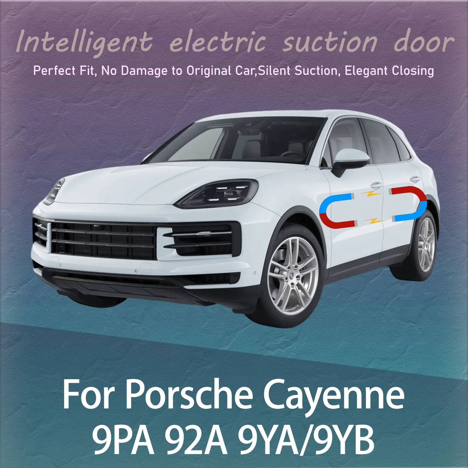 Electric Soft Close Door Kit For Porsche Cayenne 9PA 92A 9YA/9YB Auto Silent Anti-Slam Suction Door System Automatic Latch