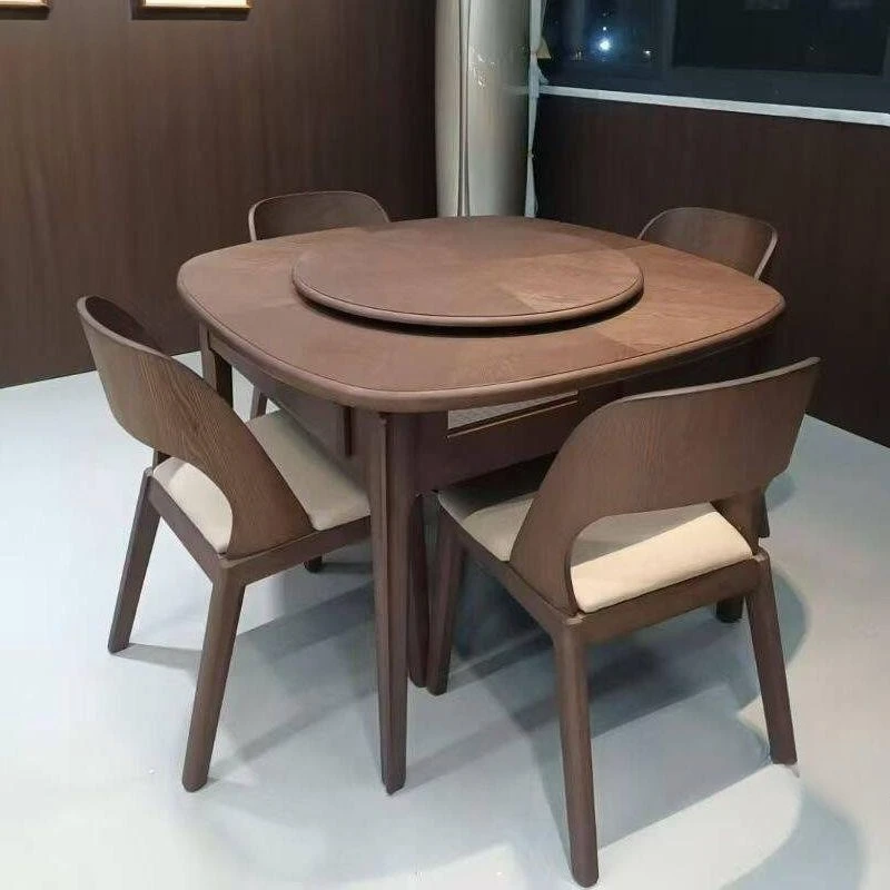 Fully automatic solid wood, mahjong table and dining table dual-purpose, electric mute machine